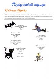 English Worksheet: Halloween activities (set 5/9)