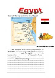 English Worksheet: Egypt