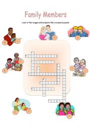 English Worksheet: Family Members