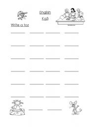 English worksheet: Alphabets