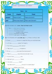 English Worksheet: BASIC GRAMMAR REVISION
