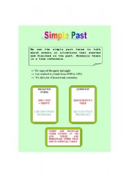 English worksheet: Simple past and Past continuous