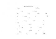 English Worksheet: ordinal numbers