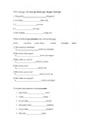 English worksheet: exercises to practise present perfect