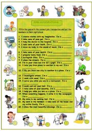 English Worksheet: Jobs & Occupations