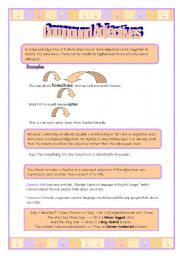 English Worksheet: Compound Adjectives