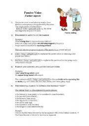 English Worksheet: Passive voice - further aspects