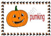 English Worksheet: halloween flashcards