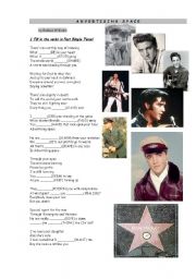 English Worksheet: ADVERTISING SPACE BY Robbie Williams