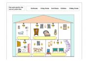 English Worksheet: home