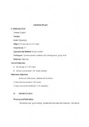 English Worksheet: LESSON PLAN