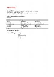 English Worksheet: present simple