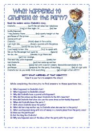 English Worksheet: Story completion-imaginative writing