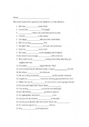 English Worksheet: Gerund and Infinitive Practice