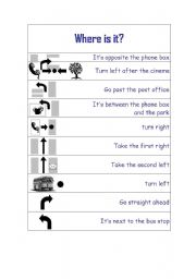 English Worksheet: Where ist it?