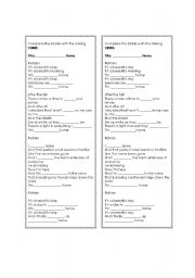 English worksheet: Comimg Home - Song