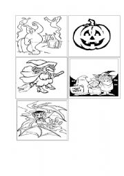 English Worksheet: halloween