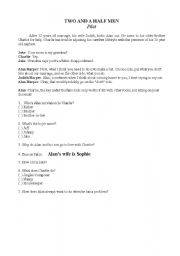 English Worksheet: Two and a half men - Pilot