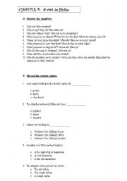 English Worksheet: DRACULA - chapters 4 to 6 (part 2)