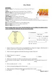 English Worksheet: Bee Movie