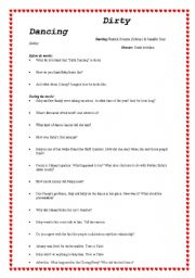 English Worksheet: Dirty Dancing