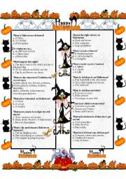 English Worksheet: HAPPY HALLOWEEN!