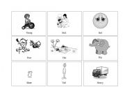 English worksheet: Adjectives + Opposites Picture Cards 1