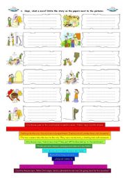 English Worksheet: Story Time - City & Country Mouse - Reading Comprehension 2of2