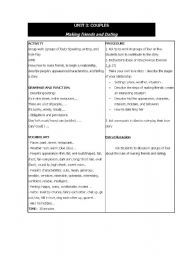 Speaking Worksheet - Couples and love