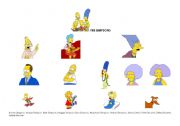 English worksheet: The Simpsons