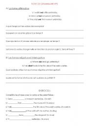 English worksheet: simple past