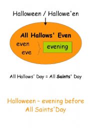 English worksheet: Halloween