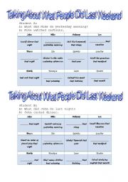 English Worksheet: Past Simple Practice