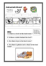 English Worksheet: Home