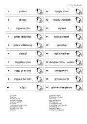 English Worksheet: Likes and dislikes game