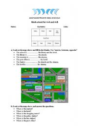 English Worksheet: directions