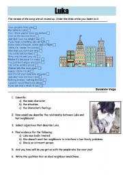 English Worksheet: Luka 