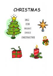 English worksheet: christmas