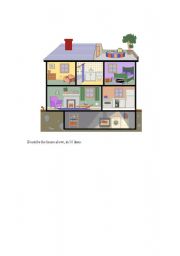 English Worksheet: The house