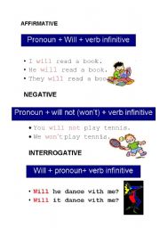 English Worksheet: will