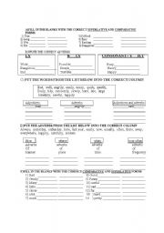 English Worksheet: adjectives and adverbs