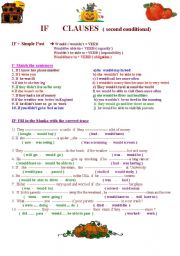 English Worksheet: if clauses : second conditional : if I had ...., I would /wouldnt 