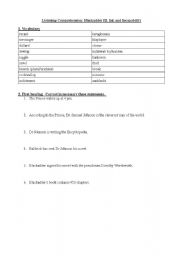 English Worksheet: Blackadder III