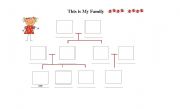 English Worksheet: 2nd Part. Family Tree to complete the PORTFOLIO 2 pages, girl and boy