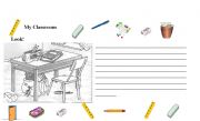 English Worksheet: 7the part of a portfolio MY CLASSROOM 