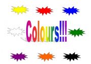 English Worksheet: Colours !!! Flashcards of 8 different colors!!! Very Interesting!!!