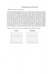 English Worksheet: Countries and Nationalities