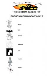 English worksheet: HAPPY HALLOWEEN