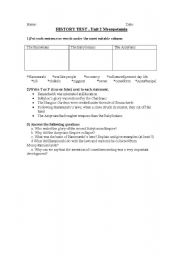 English Worksheet: mesopotamia