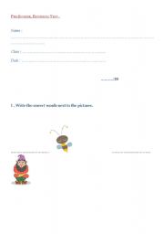 English worksheet: Dictation for Beginners-Numbers-Animals